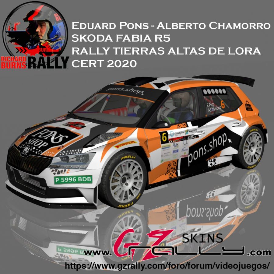 Eduard Pons - Alberto Chamorro Skoda Fabia R5 2020